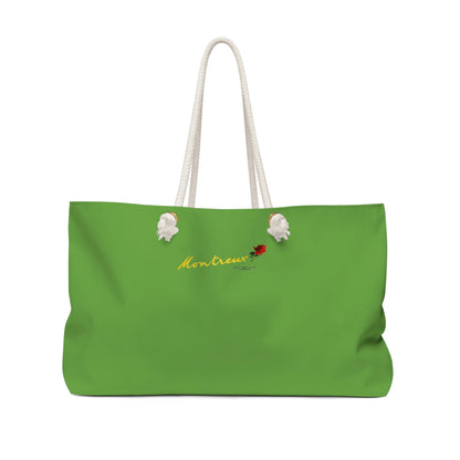 Lime Beach Bag with Montreux Logo