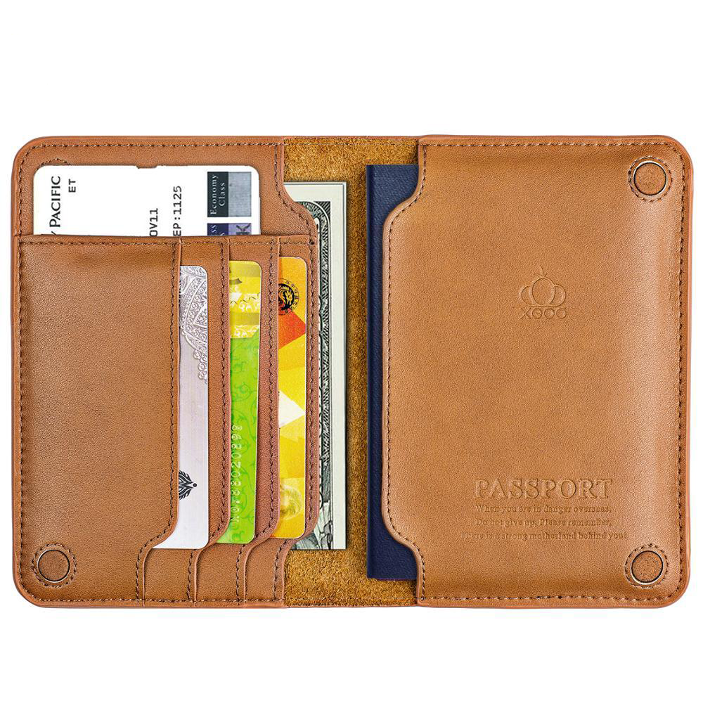 Leather Passport & Accessory Organizer