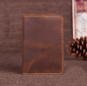 Genuine Leather Passport Wallet