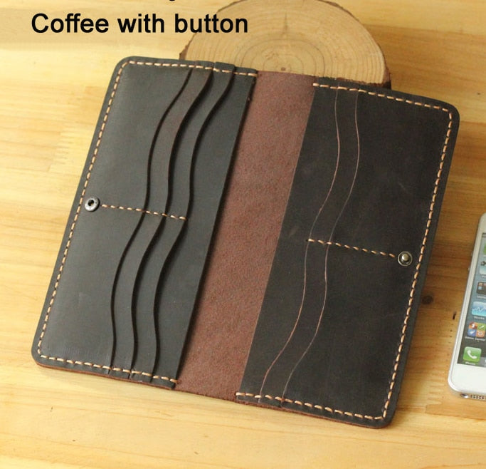 Leather Wallet Clutch