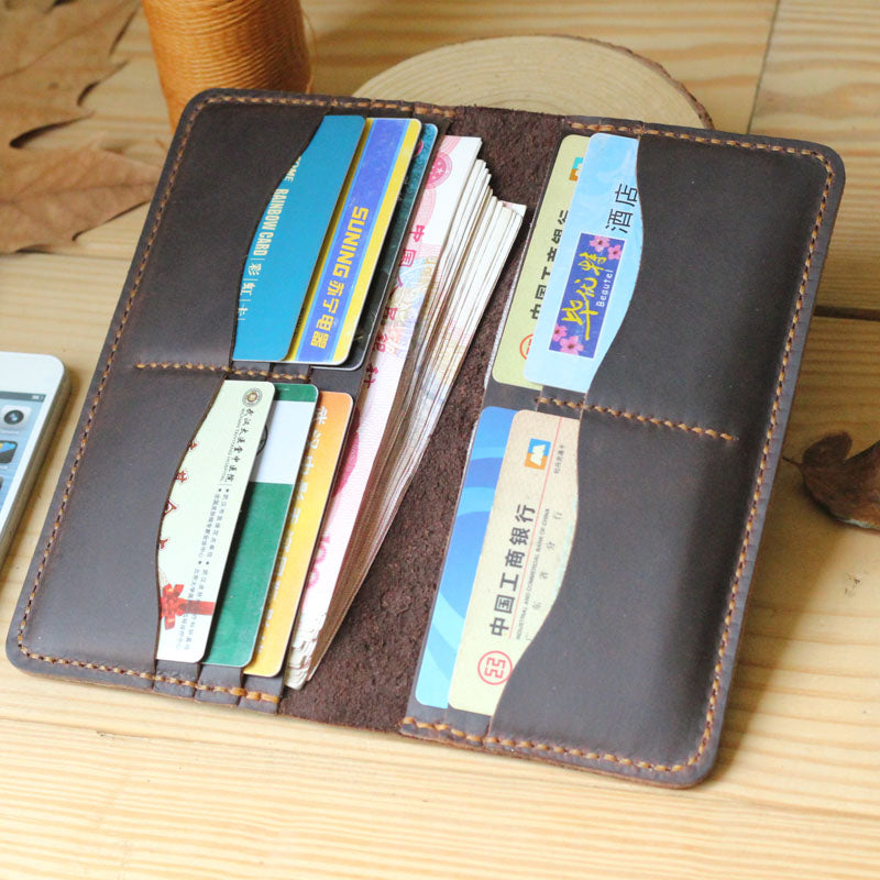 Leather Wallet Clutch