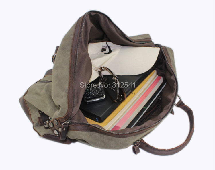 Military Canvas Duffel