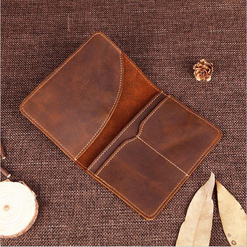 Genuine Leather Passport Wallet