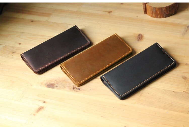 Leather Wallet Clutch