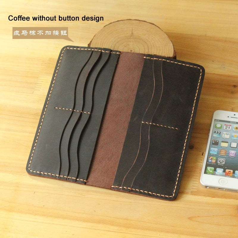 Leather Wallet Clutch