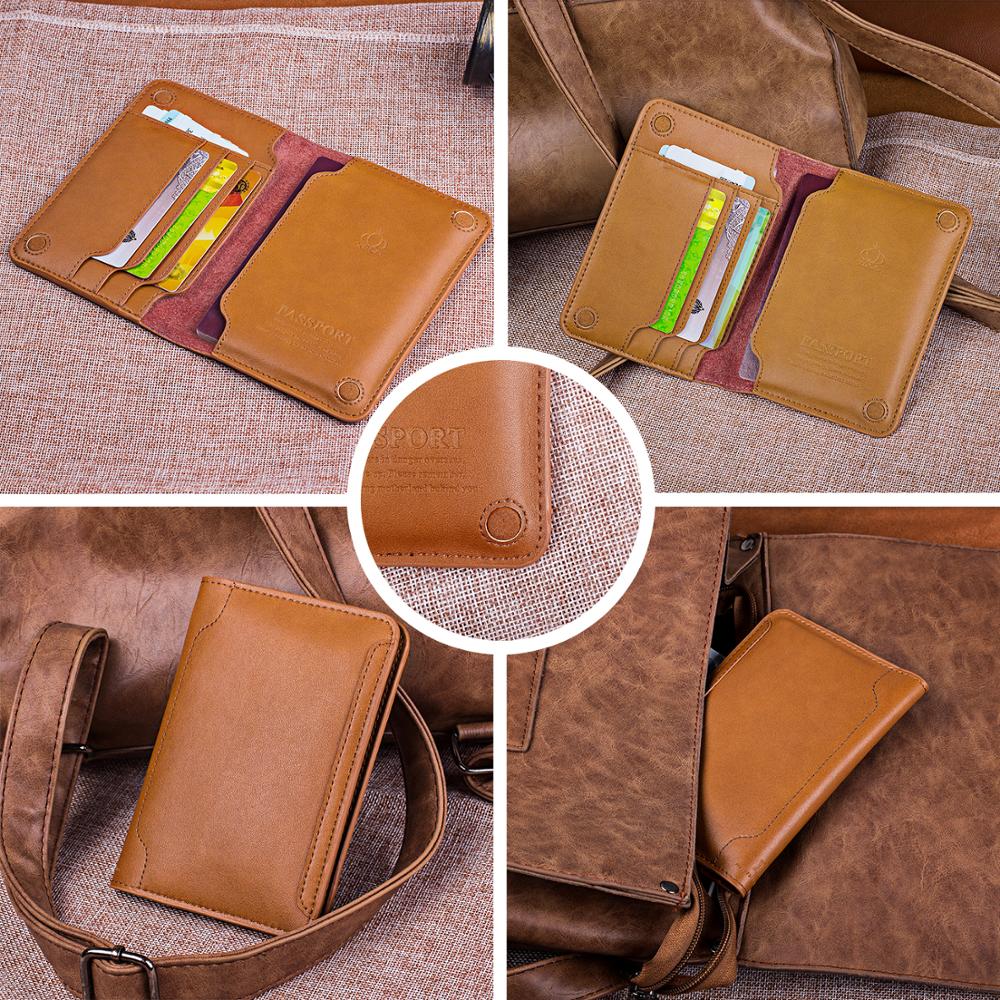 Leather Passport & Accessory Organizer