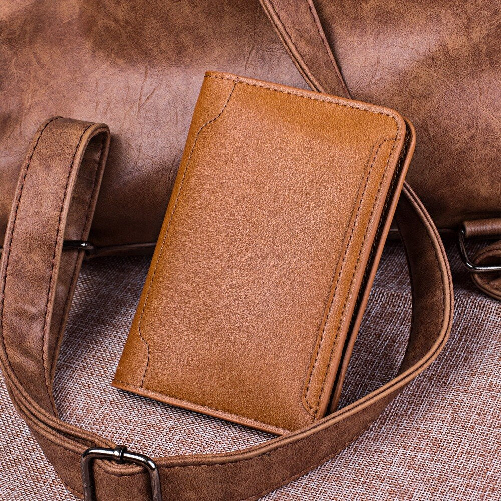 Leather Passport & Accessory Organizer