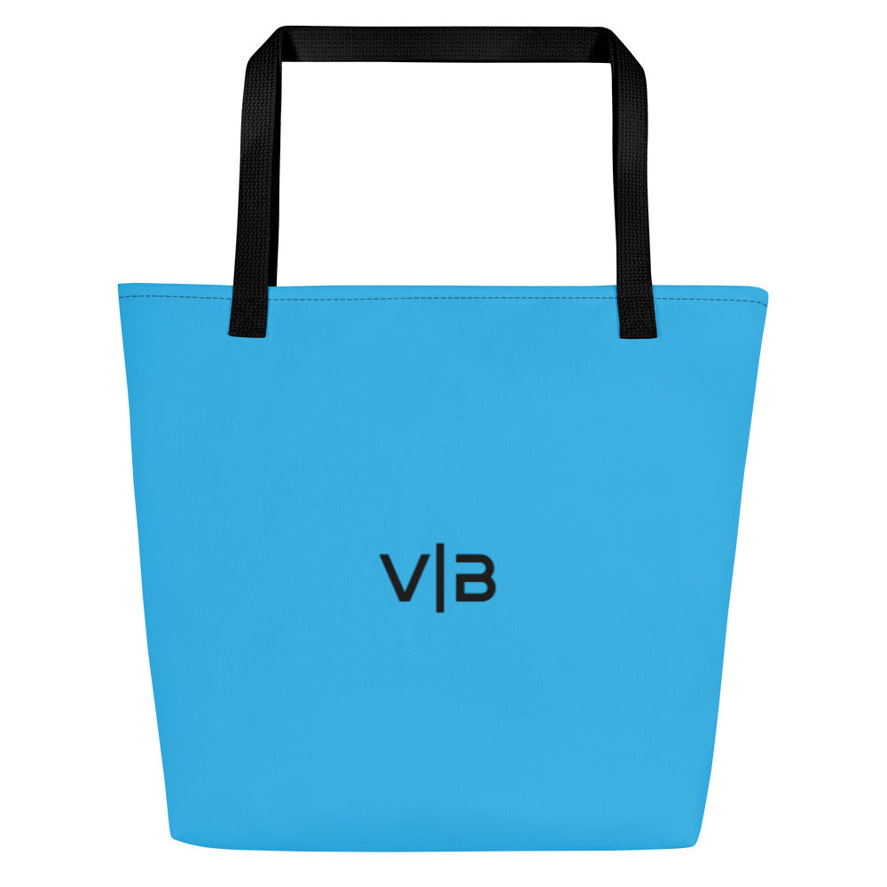 Sky Blue Saturday Tote Bag